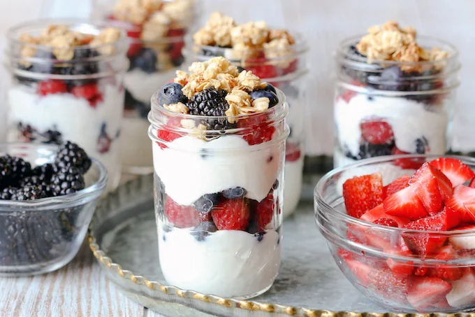 Fruit and Yogurt Parfaits