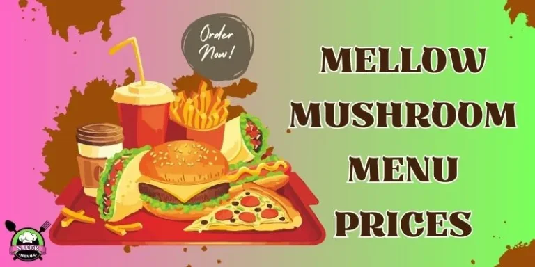 Mellow Mushroom Menu Prices