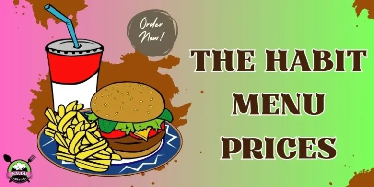 The Habit Menu Prices