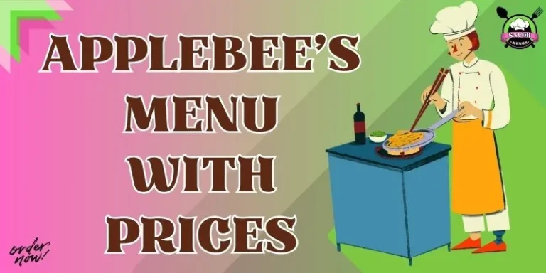 Applebee's Menu With Prices