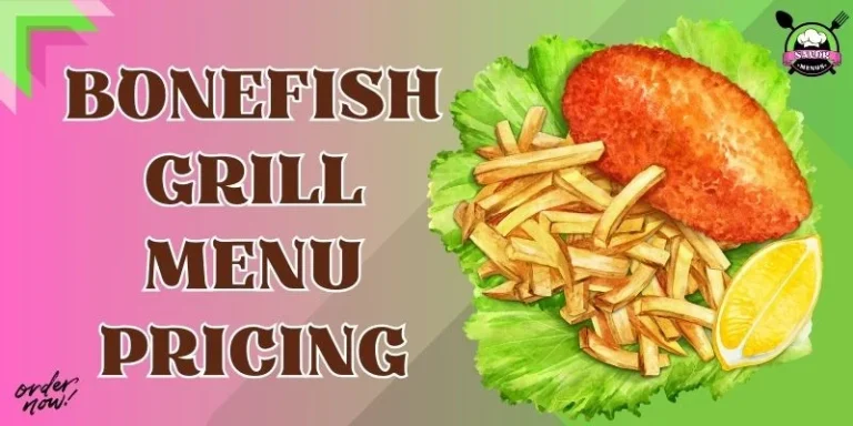 Bonefish Grill Menu Pricing