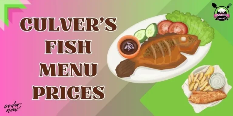 Culver's Fish Menu Prices
