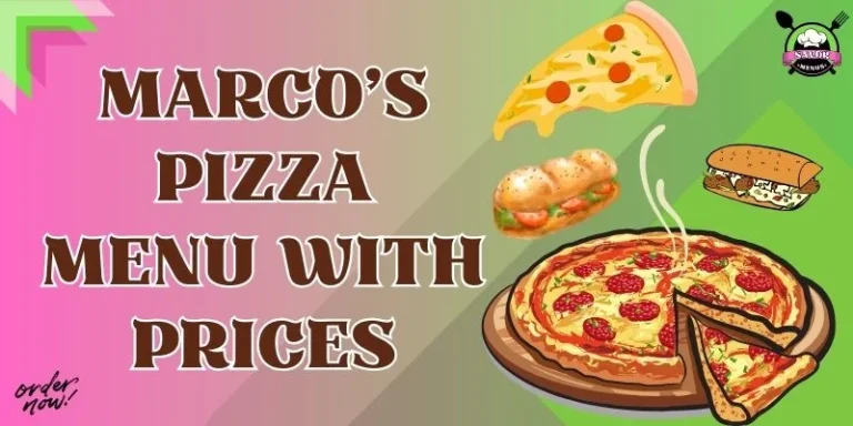 Marco’s Pizza Menu With Prices