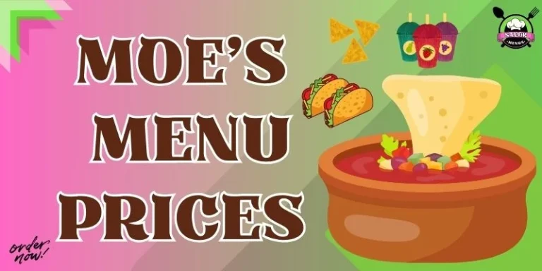 Moe's Menu Prices