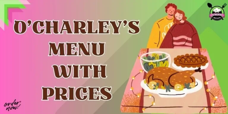 O’Charley’s Menu With Prices