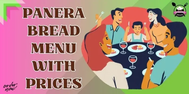 Panera Bread Menu With Prices