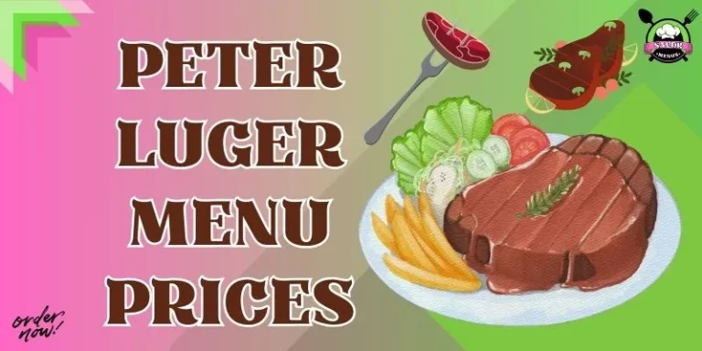 Peter Luger Menu Prices