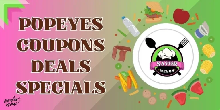Popeyes Coupons Deals Specials