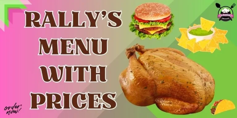 Rally's Menu With Prices