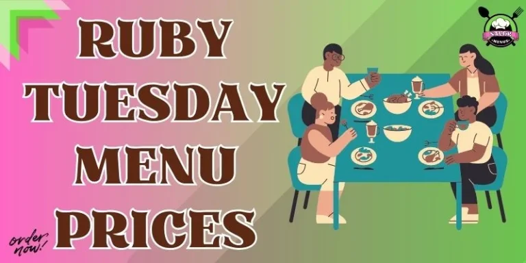 Ruby Tuesday Menu Prices