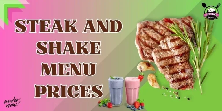 Steak and Shake Menu Prices