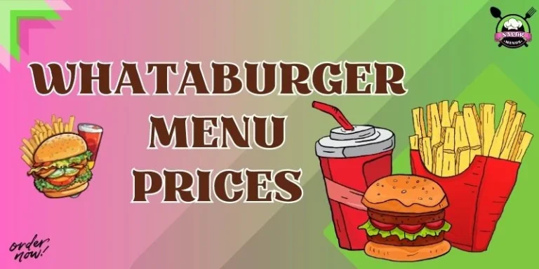 Whataburger Menu Prices