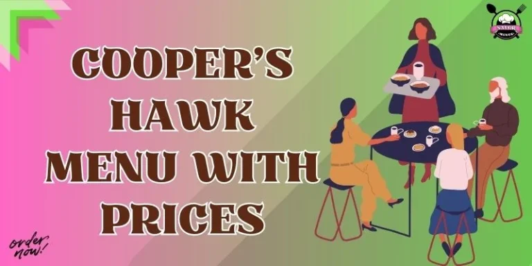 Cooper’s Hawk Menu With Prices