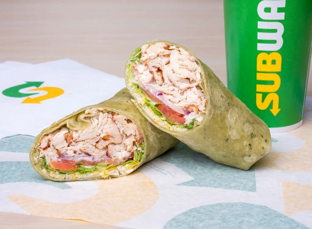 Subway's Signature Wraps Flavorful Fillings