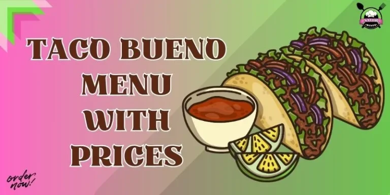 Taco Bueno Menu With Prices