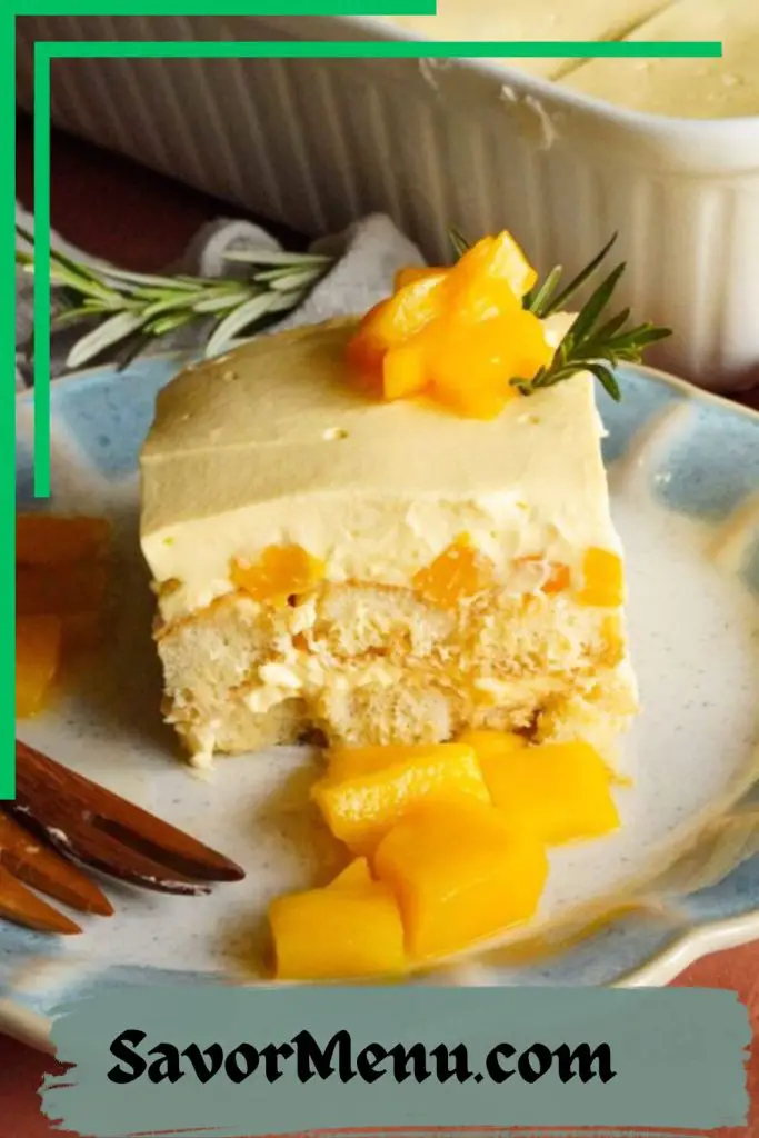 Easy Mango TIRAMISU Recipe