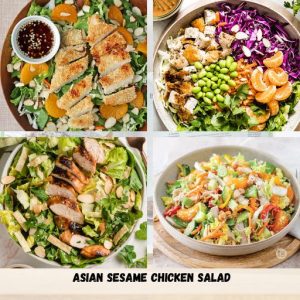 Asian Sesame Chicken Salad Dinner Recipe