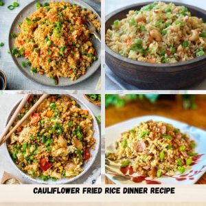Cauliflower Fried Rice Dinner Recipe