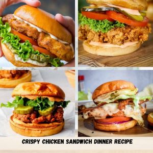 Crispy Chicken Sandwich Dinner Recipe