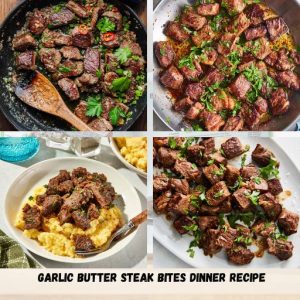 Garlic Butter Steak Bites Dinner Recipe