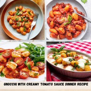 Gnocchi With Creamy Tomato Sauce Dinner Recipe