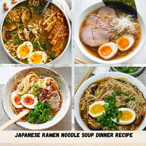 Japanese Ramen Noodle Soup Dinner Recipe