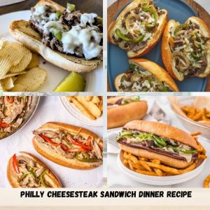 Philly Cheesesteak Sandwich Dinner Recipe