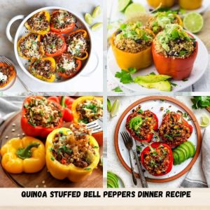 Quinoa Stuffed Bell Peppers Dinner Recipe