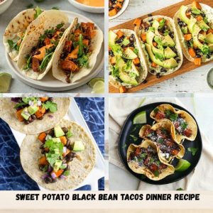 Sweet Potato Black Bean Tacos Dinner Recipe