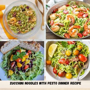 Zucchini Noodles With Pesto Dinner Recipe