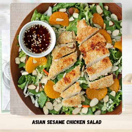 Asian Sesame Chicken Salad Dinner Recipe