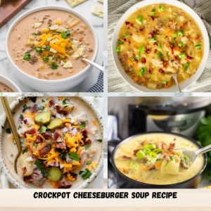 Crockpot Cheeseburger Soup Recipe