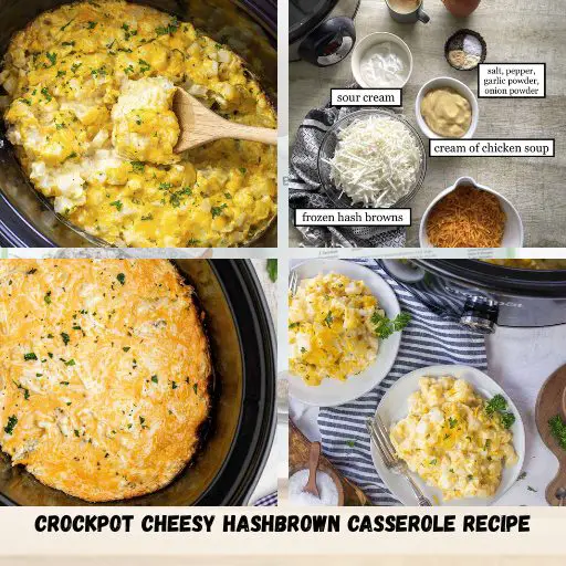 Crockpot Cheesy Hashbrown Casserole Recipe