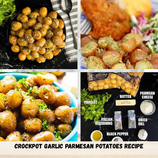 Crockpot Garlic Parmesan Potatoes Recipe