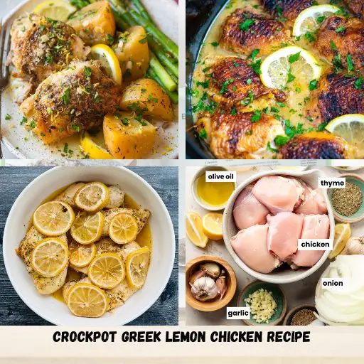 Crockpot Greek Lemon Chicken Recipe