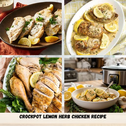 Crockpot Lemon Herb Chicken Recipe