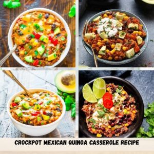 Crockpot Mexican Quinoa Casserole Recipe
