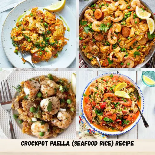 Crockpot Paella (Seafood Rice) Recipe