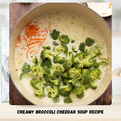 Creamy Broccoli Cheddar Soup Recipe