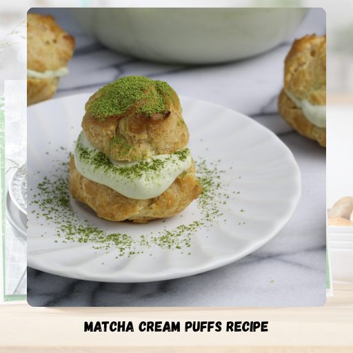 Matcha Cream Puffs Recipe