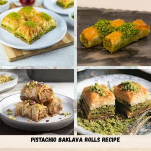 Pistachio Baklava Rolls Recipe