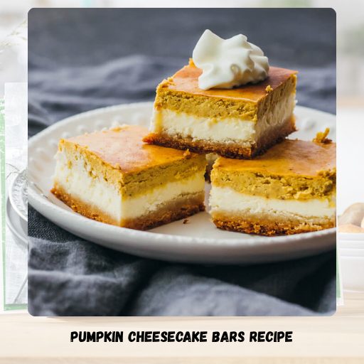Pumpkin Cheesecake Bars Recipe