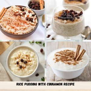 Rice Pudding With Cinnamon Recipe