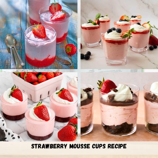 Strawberry Mousse Cups Recipe