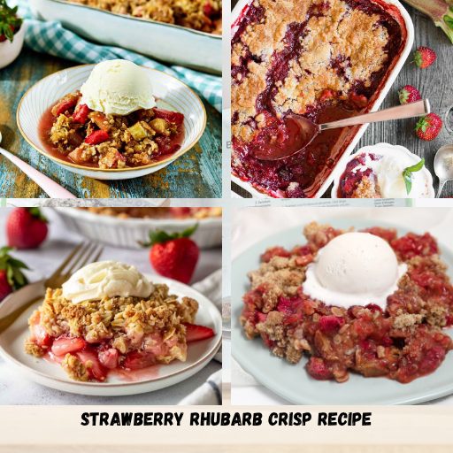 Strawberry Rhubarb Crisp Recipe