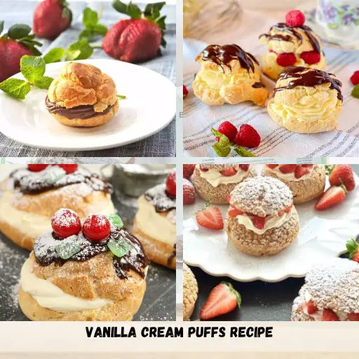 Vanilla Cream Puffs Recipe