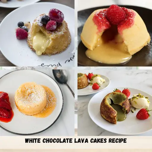 White Chocolate Lava Cakes Recipe